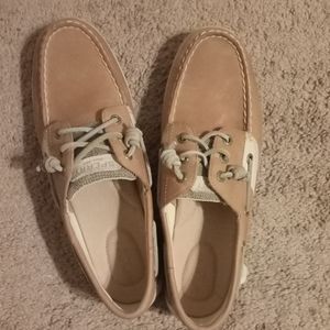 NWOT Tan Sperry's - size 10M